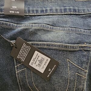 Geno Relaxed Slim Mens Jeans - Blue